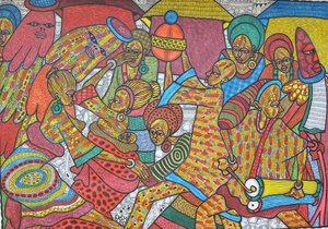 Festival, 2014 (tinta sobre tela)